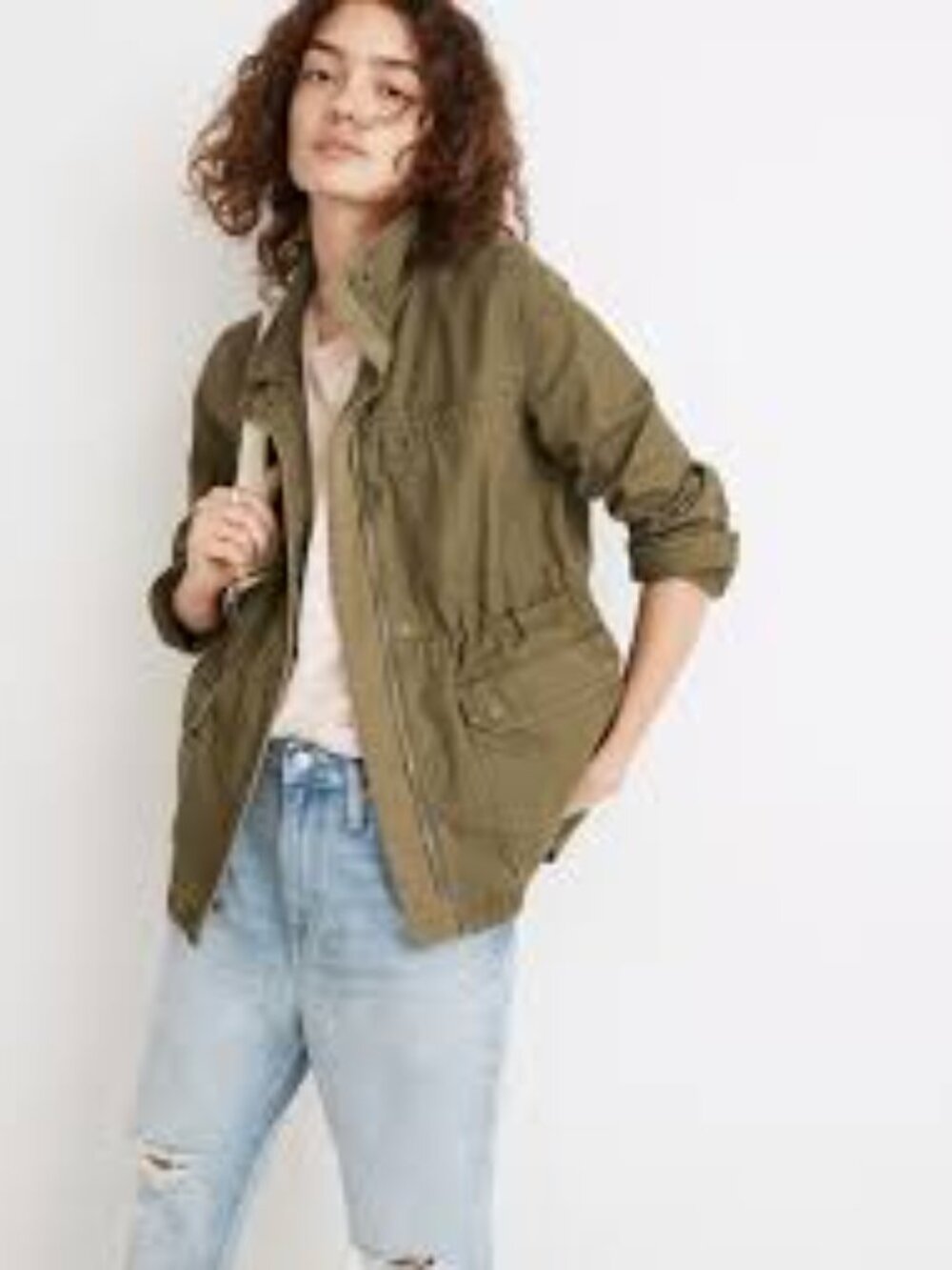 Madewell Olive Green Utility Jacket